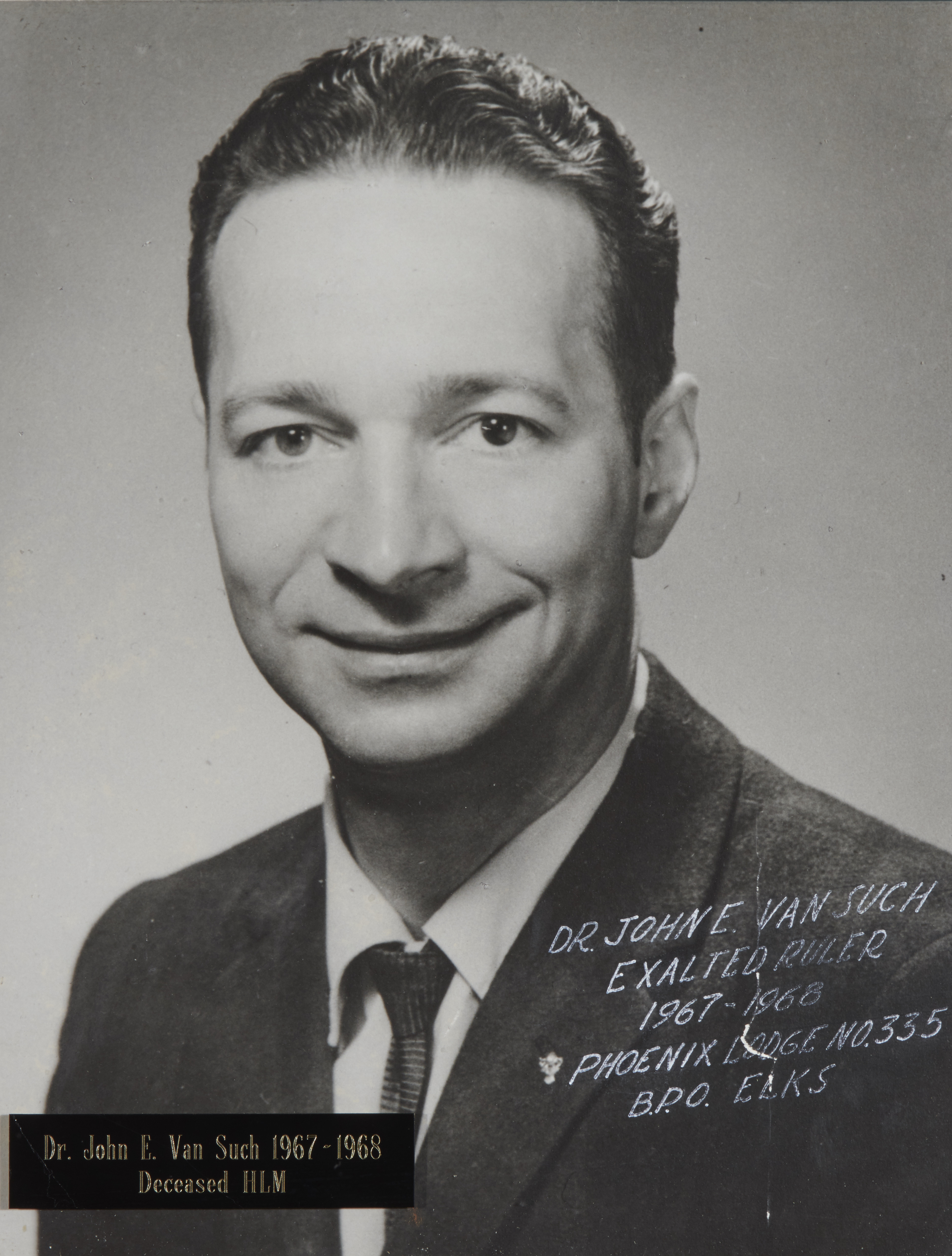 Dr. John E. Van Such
